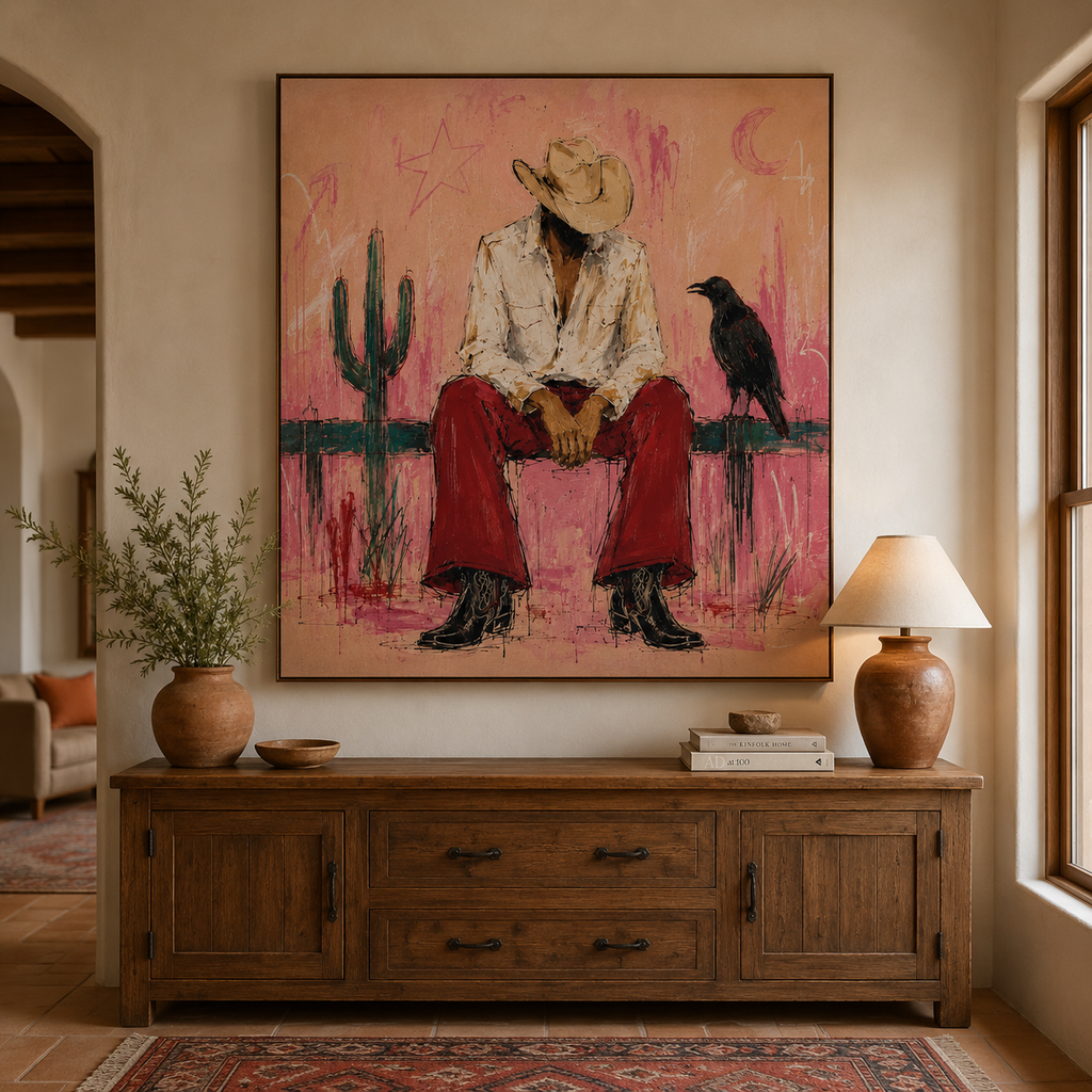 POP Art | The Silence Beneath the Pink Horizon
