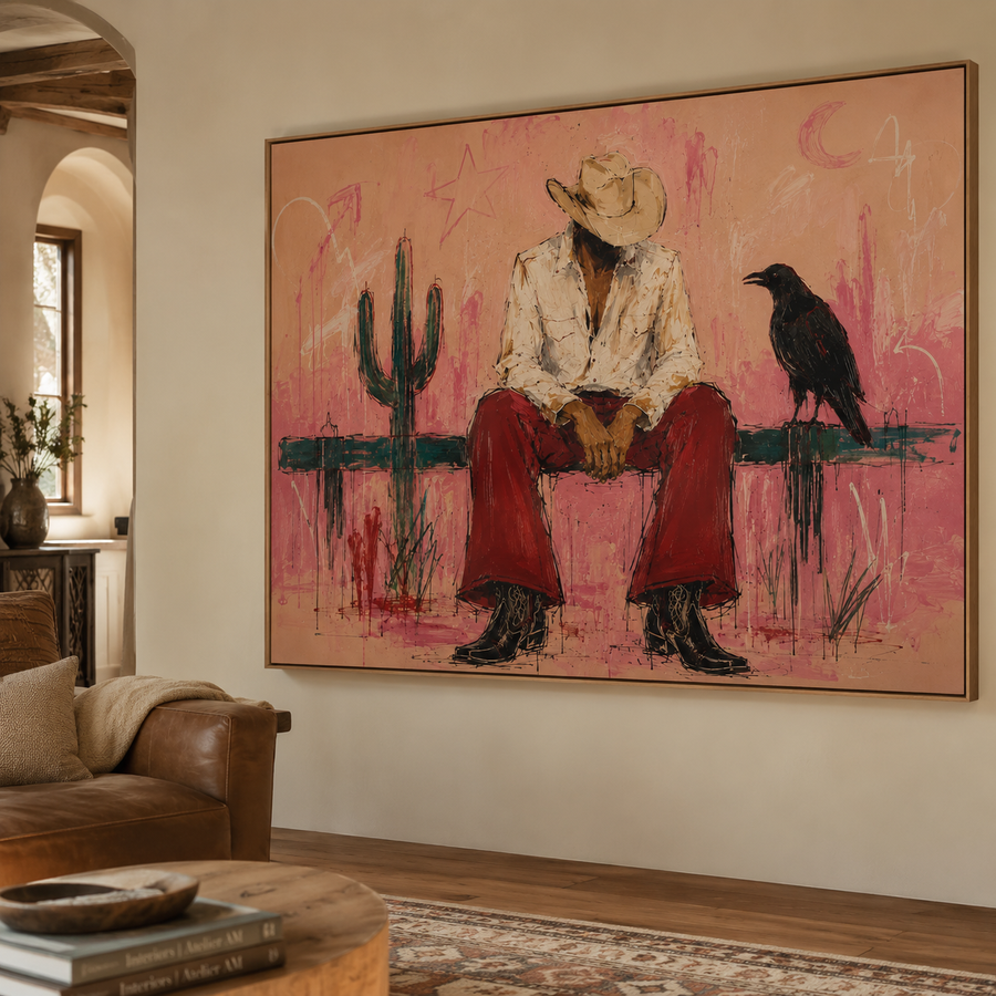 POP Art | The Silence Beneath the Pink Horizon