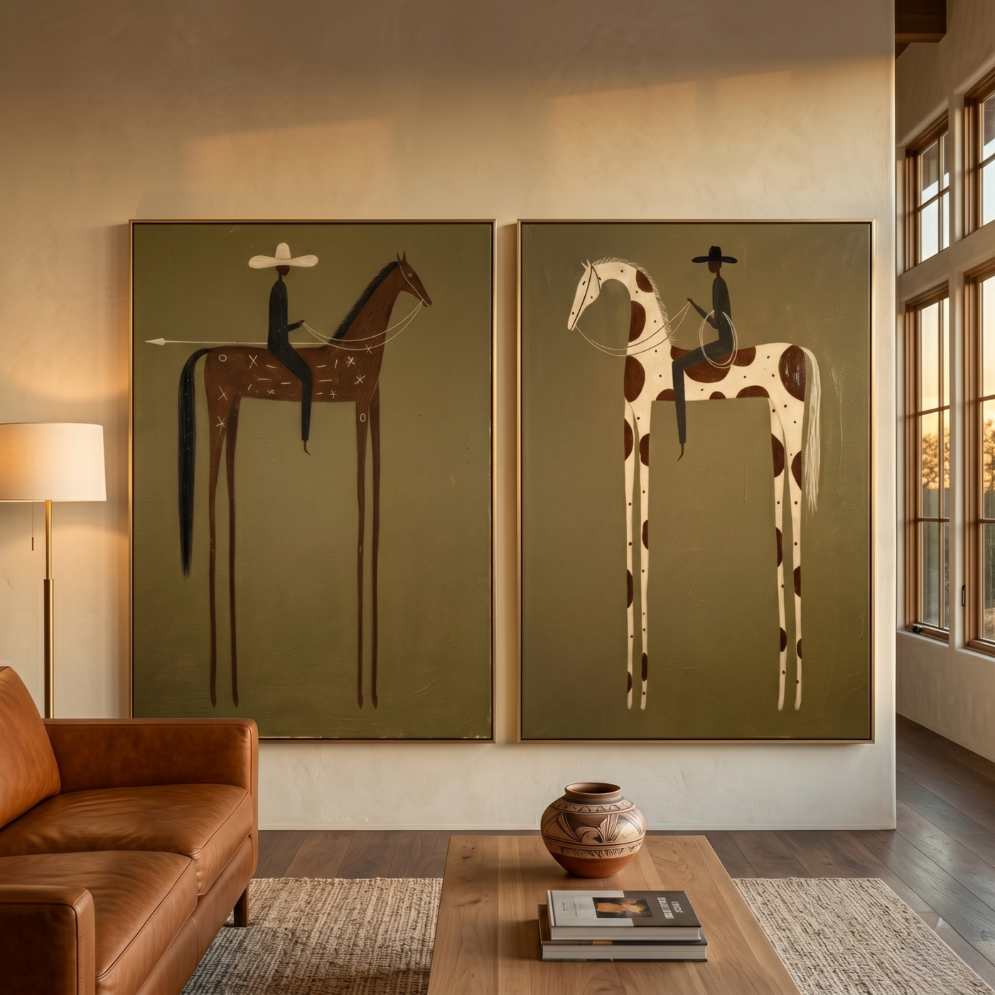Vintage Americana Art |  Desert Companions