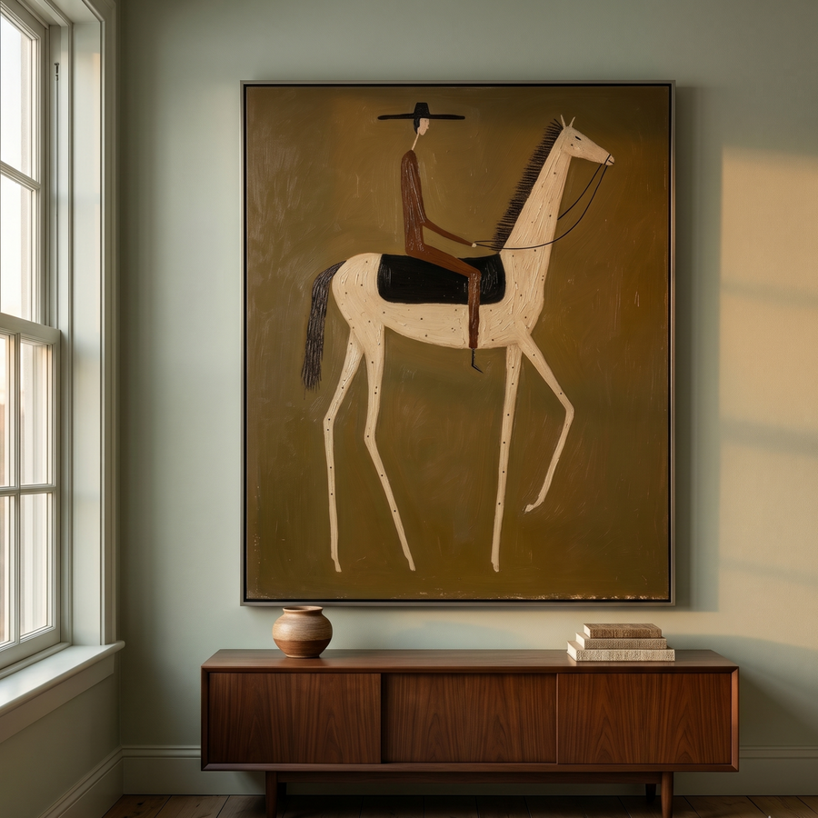 Vintage Americana Art | Dotted Plains Lullaby