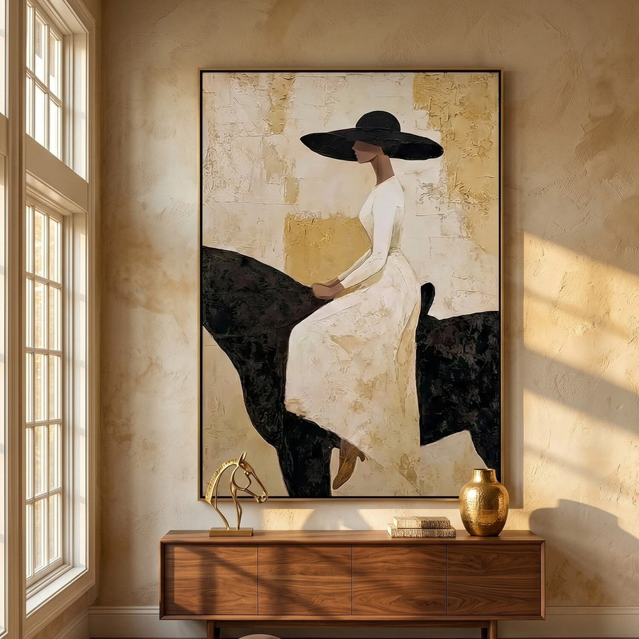 Vintage Americana Art | Elegy on Black