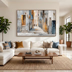 Impressionist Art｜European Old Town Street Wall Art
