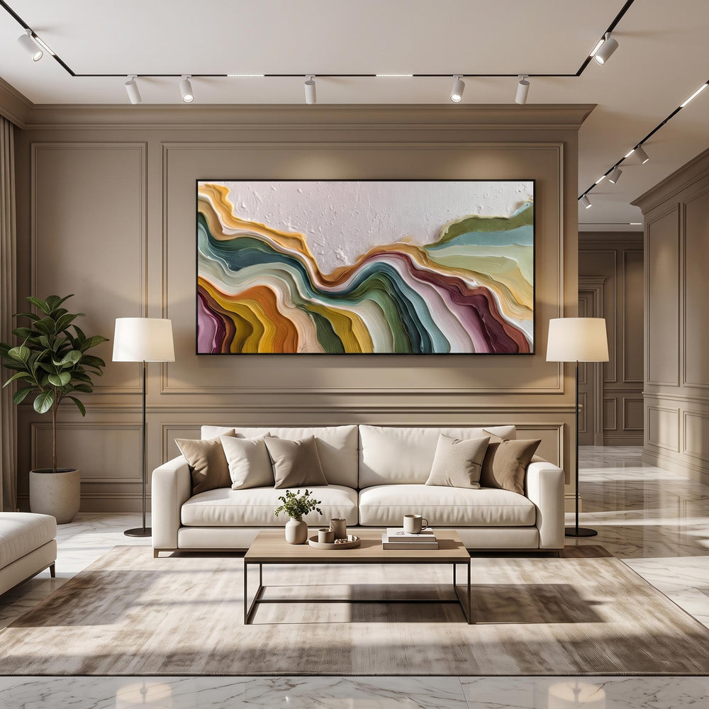 3D-Textured Art｜Color Flowing Layer