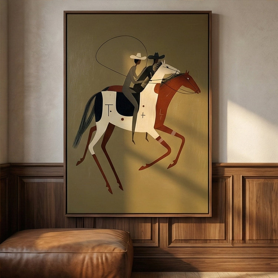 Vintage Americana Art | Companion Riders