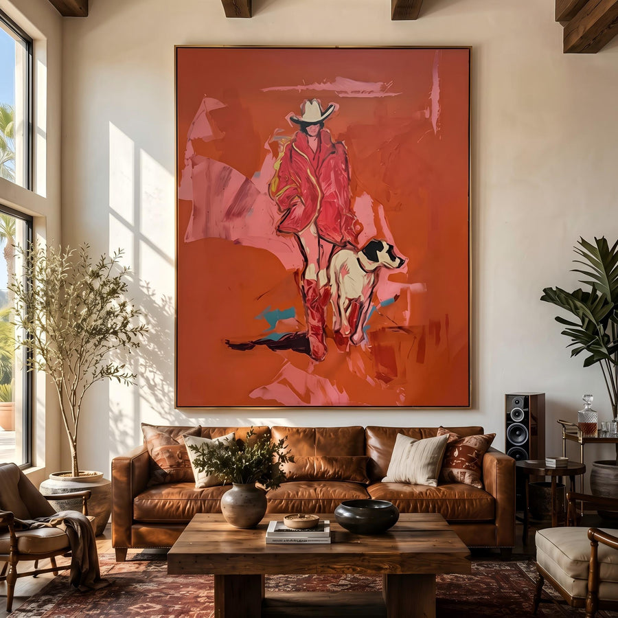 POP Art | Cowgirl and Dog