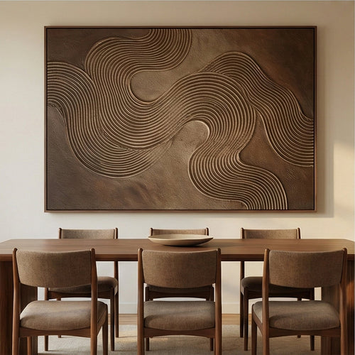 3D-Textured Art | Topographic Flow
