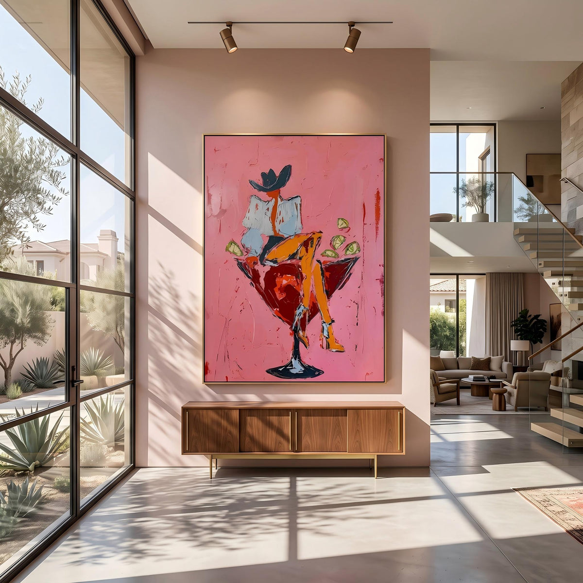 POP Art | Cocktail Western Woman