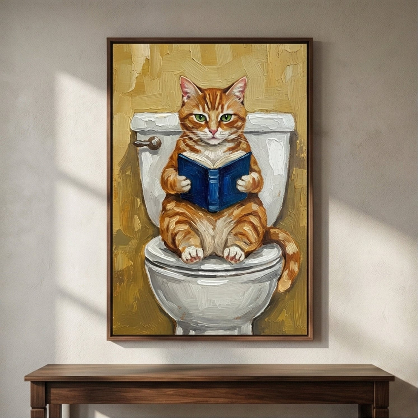 Surreal Art | Reading Cat