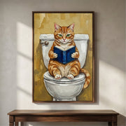 Surreal Art | Reading Cat