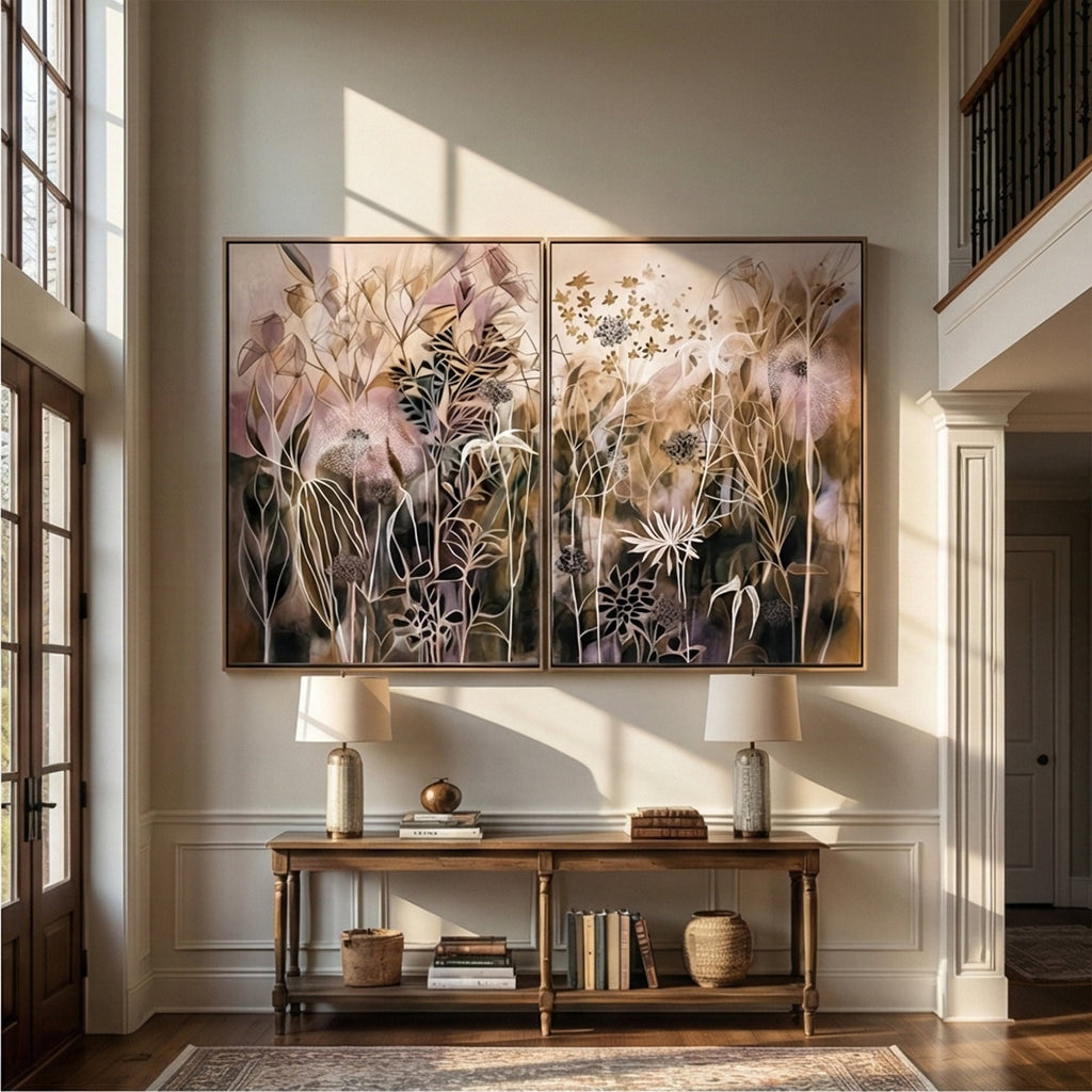 Bohemian Art | Subtle Leaf Rhythm