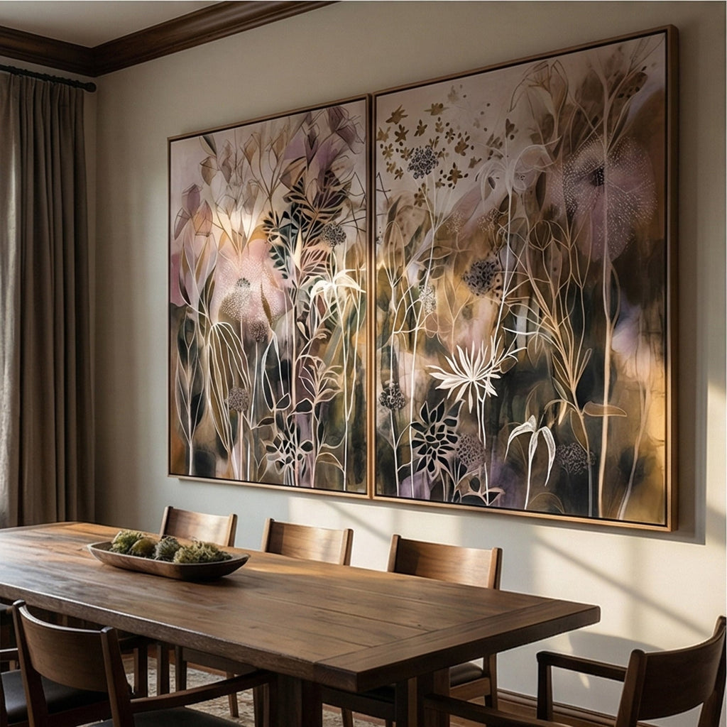 Bohemian Art | Subtle Leaf Rhythm