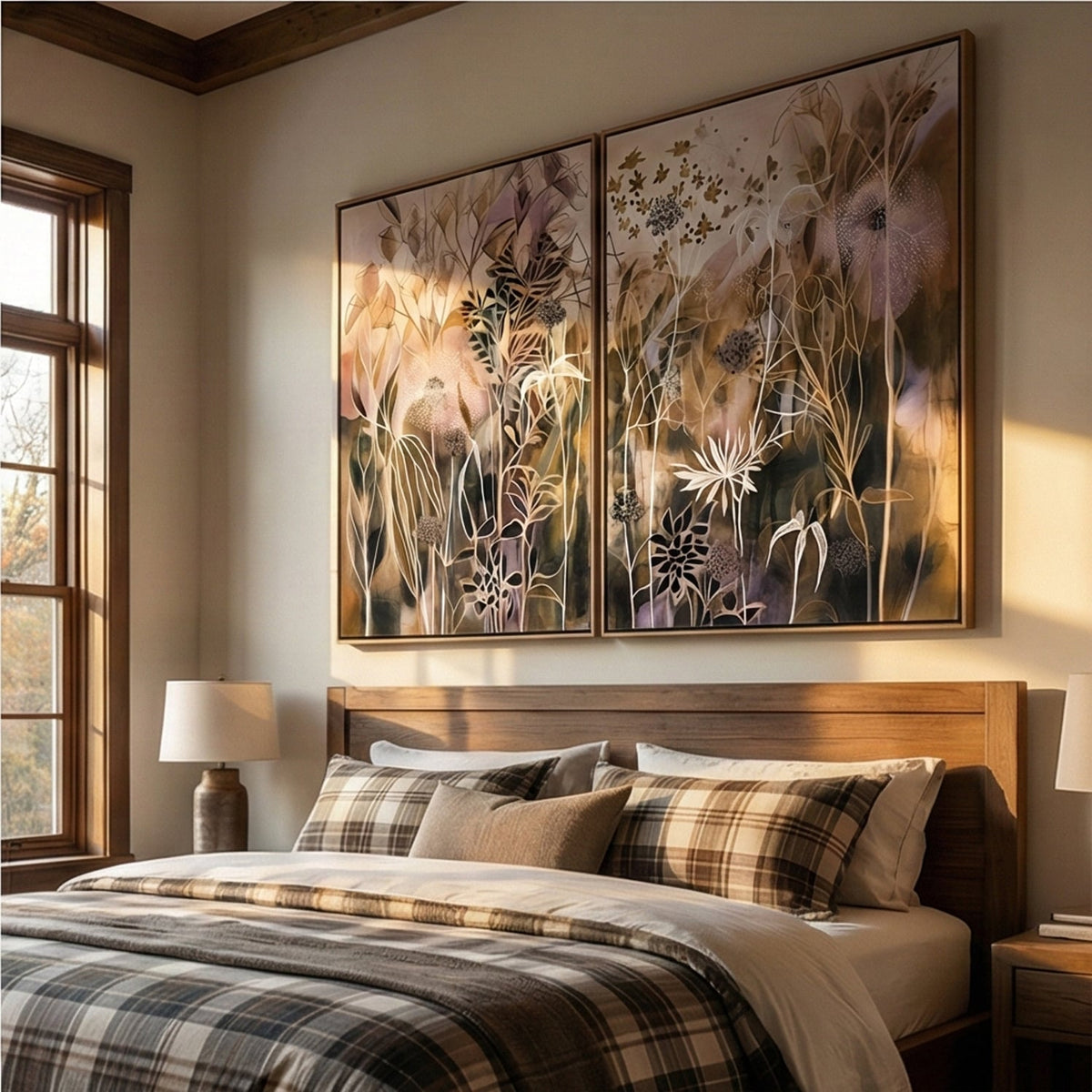 Bohemian Art | Subtle Leaf Rhythm