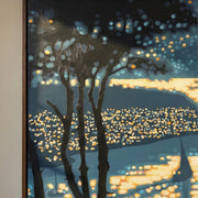 Impressionist Art | Nocturnal Harbor Glow