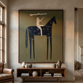 Vintage Americana Art | Starred Rider
