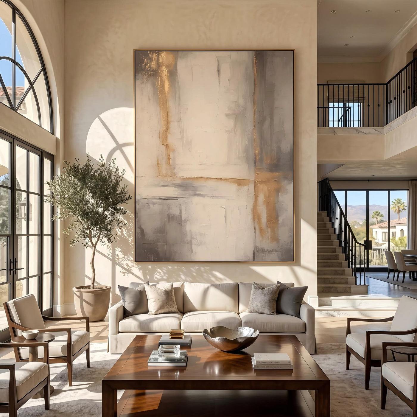 Abstract Art｜Gold Foil Luxury Wall Art