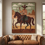 Vintage Americana Art | Canyon Lasso