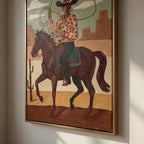 Vintage Americana Art | Canyon Lasso