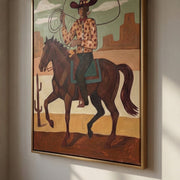Vintage Americana Art | Canyon Lasso