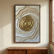 Contemporary Luxe Art | Golden Vortex