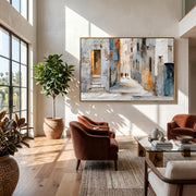 Impressionist Art｜European Old Town Street Wall Art