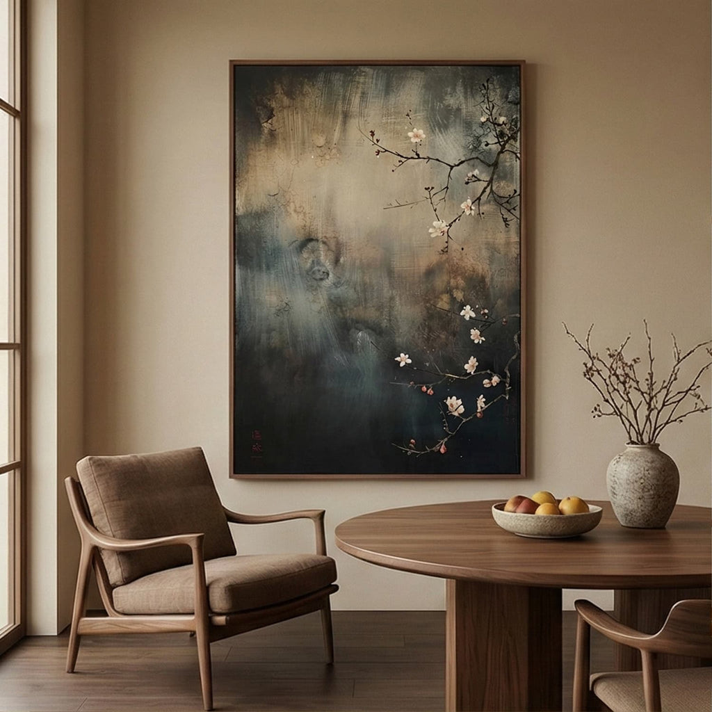 Wabi-Sabi Art | Winter Plum Blossom