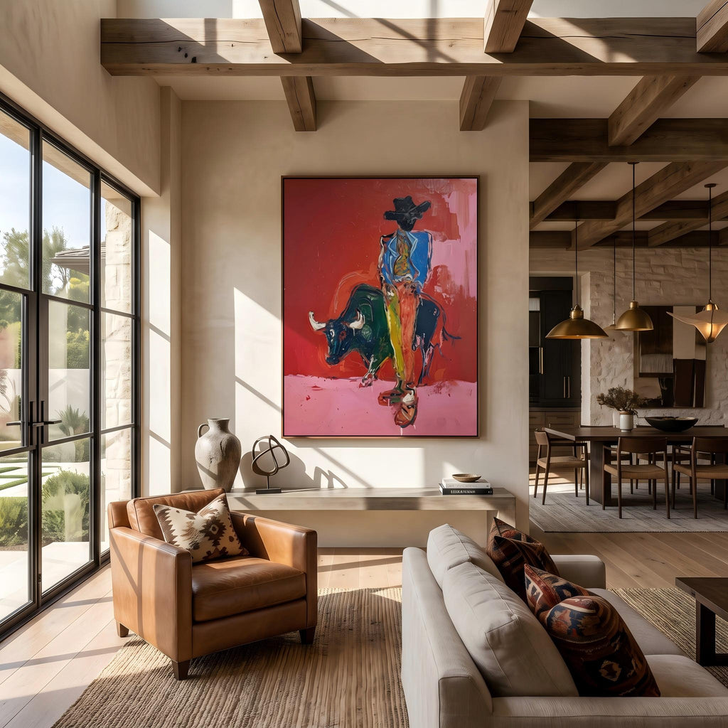 POP Art | Bullfighting Western Cowboy