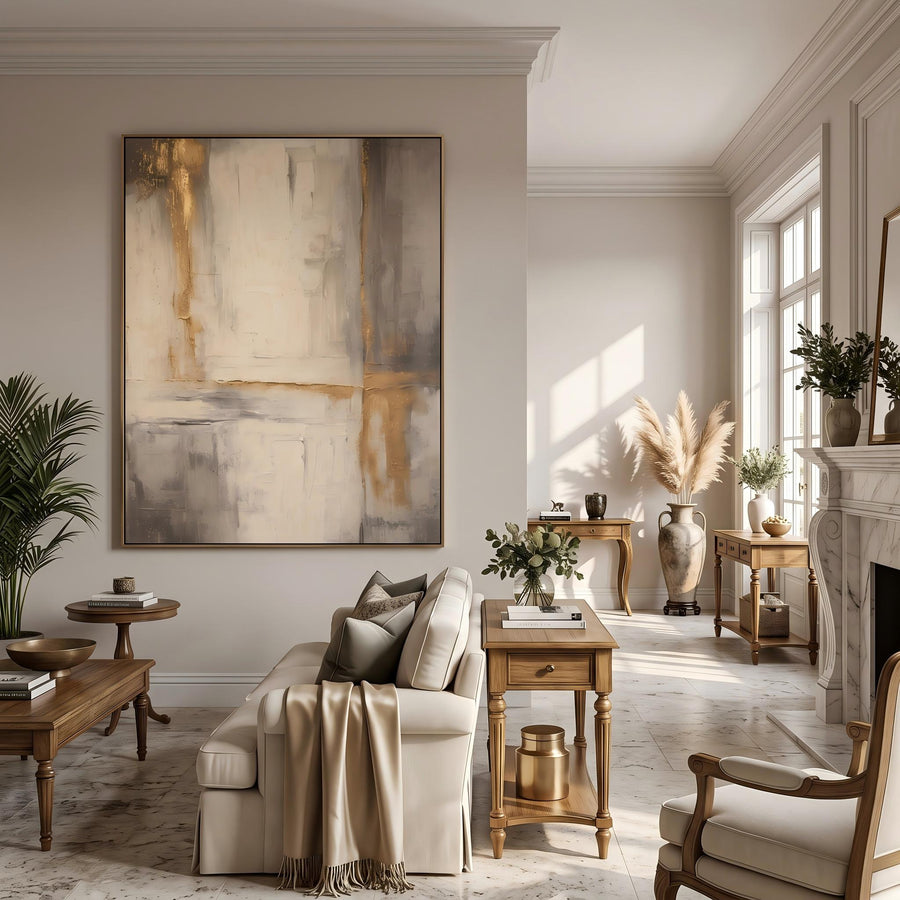 Abstract Art｜Gold Foil Luxury Wall Art