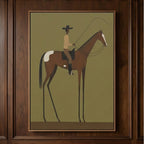 Vintage Americana Art | Desert Pause