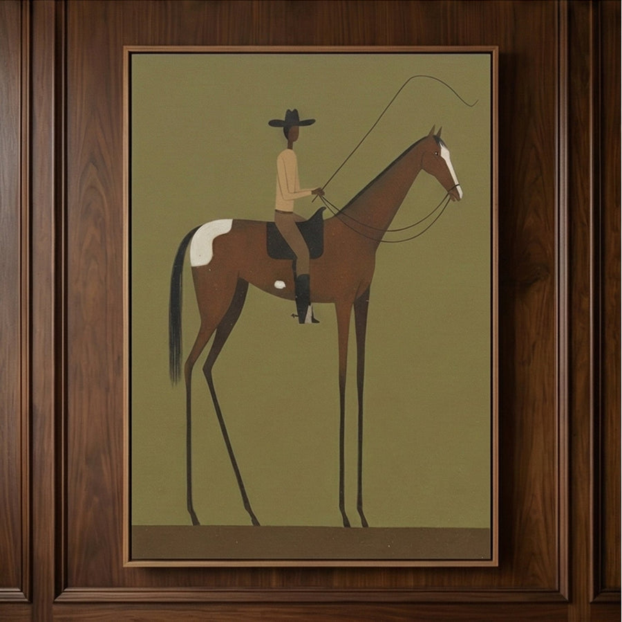 Vintage Americana Art | Desert Pause
