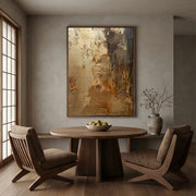 Wabi-Sabi Art | Golden Texture Flow