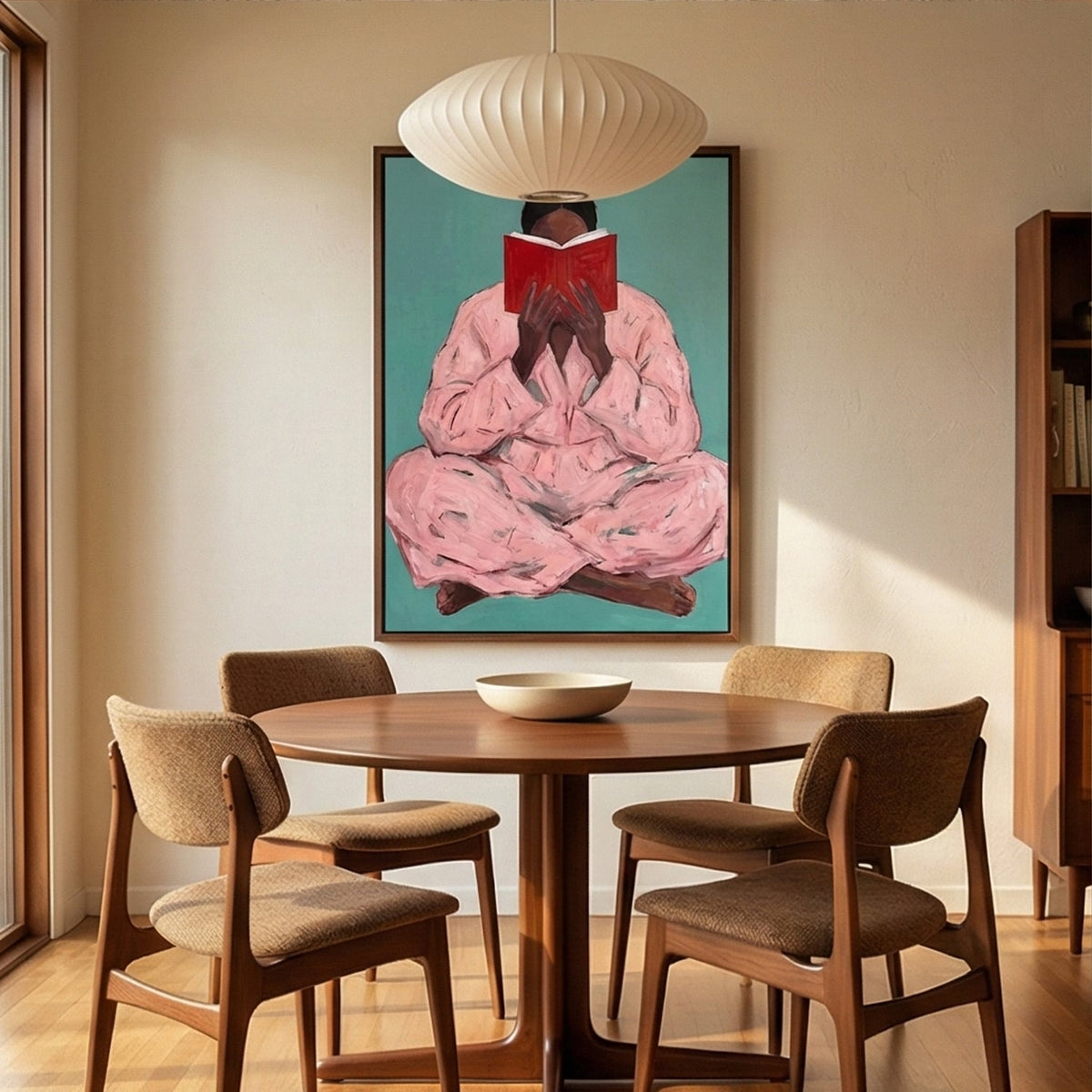 Surreal Art | Cozy-Reading in Pink