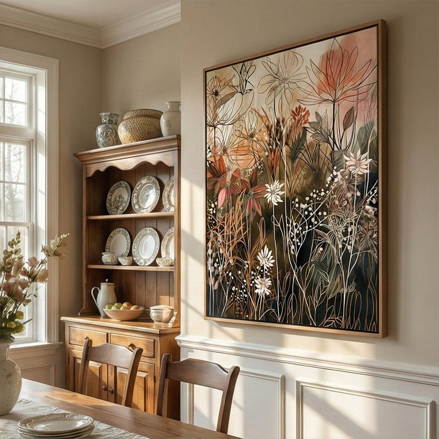 Bohemian Art | Floral Still Life