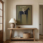 Vintage Americana Art | Starred Rider