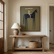 Vintage Americana Art | Starred Rider