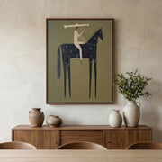 Vintage Americana Art | Starred Rider