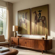 Vintage Americana Art |  Steeds