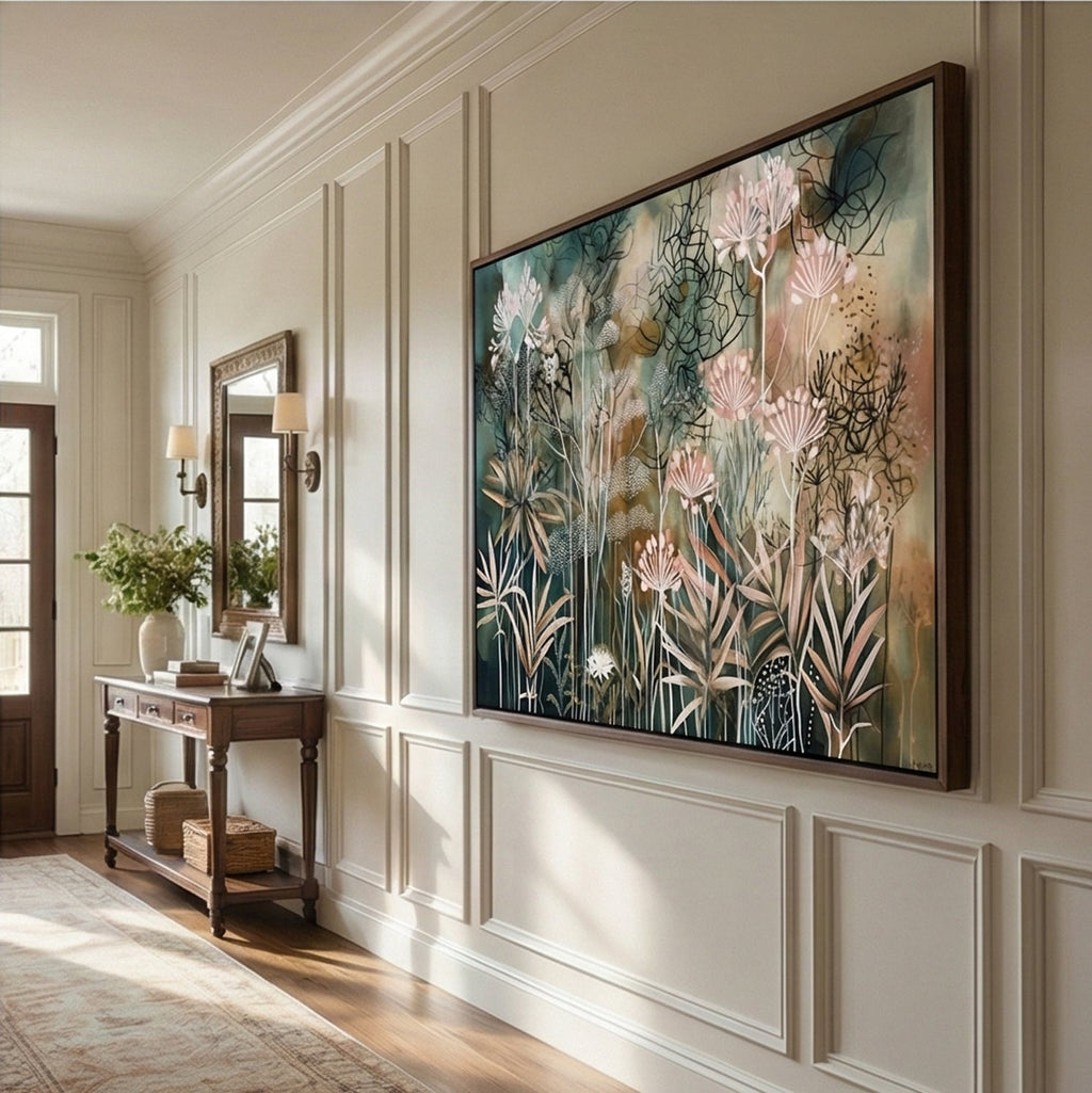 Bohemian Art |  Botanical Library Serenity