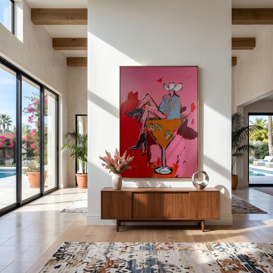 POP Art | Pink Cowgirl Cocktail