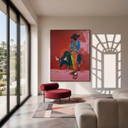 POP Art | Bullfighting Western Cowboy