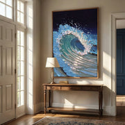 3D-Textured Art | Midnight Wave