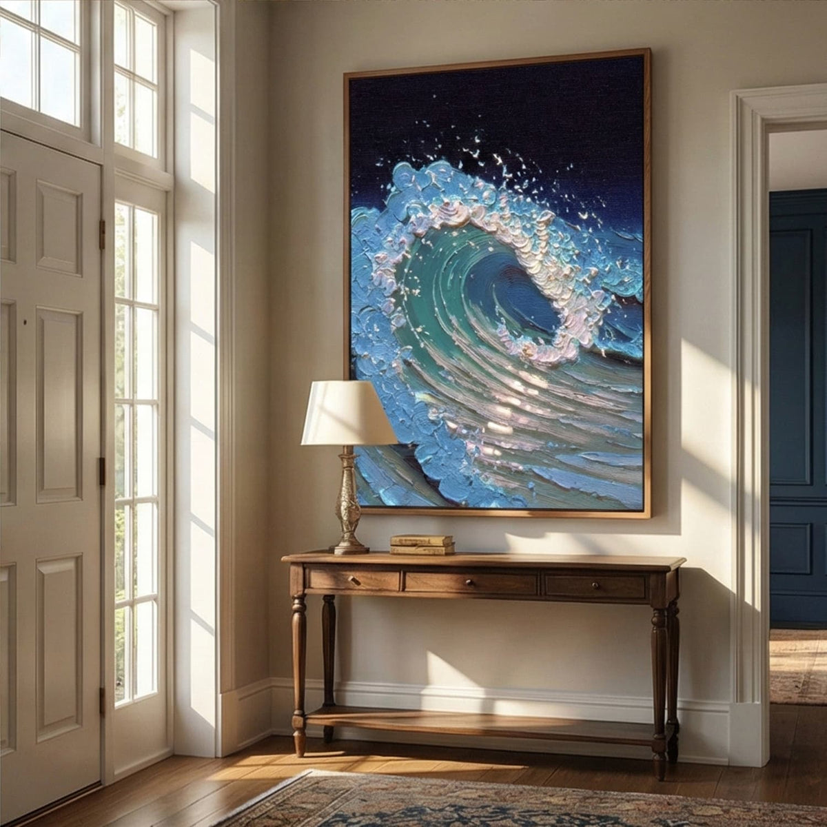 3D-Textured Art | Midnight Wave