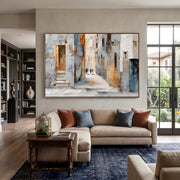 Impressionist Art｜European Old Town Street Wall Art