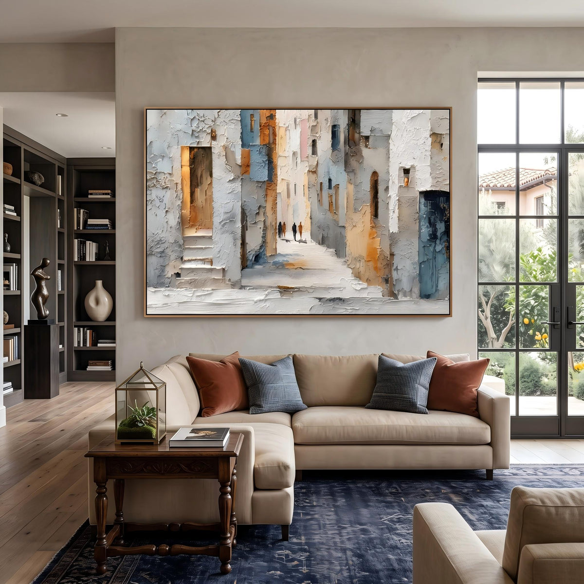 Impressionist Art｜European Old Town Street Wall Art