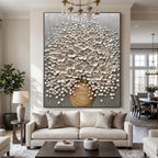 3D-Textured Art｜Luxury 3D Blossom Wall Painting