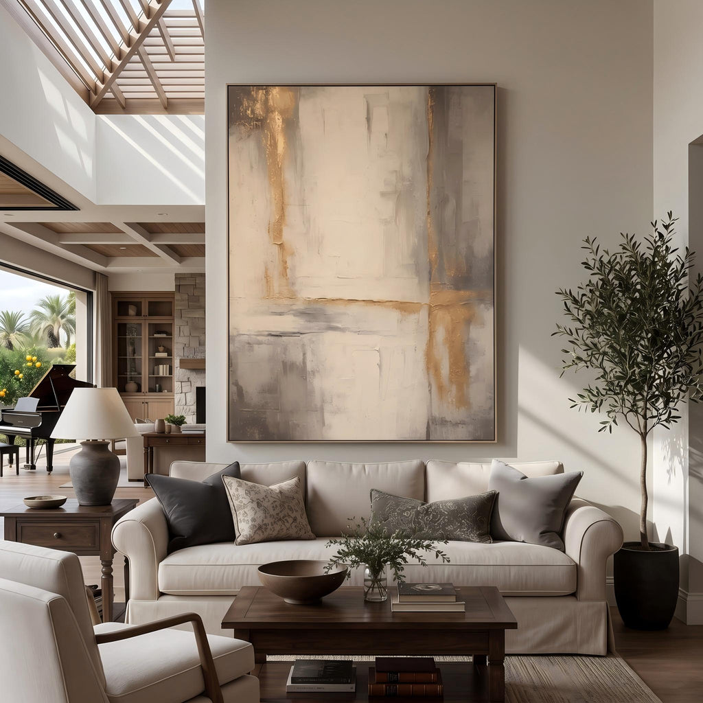 Abstract Art｜Gold Foil Luxury Wall Art