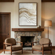 Contemporary Luxe Art | Golden Dunes