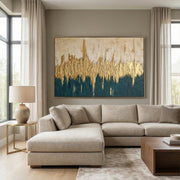 Contemporary Luxe Art |Gilded Resonance