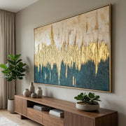 Contemporary Luxe Art |Gilded Resonance