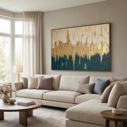 Contemporary Luxe Art |Gilded Resonance
