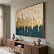 Contemporary Luxe Art |Gilded Resonance